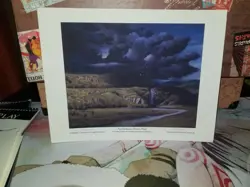 Rob Alexander Signed Print As Darkness Draws Near Numbered 4/950 Magic MTG - Image 3