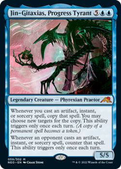 [1x] Jin-Gitaxias, Progress Tyrant Near Mint, English Kamigawa: Neon Dynasty MTG - Image 2