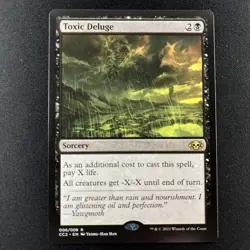 Toxic Deluge - Commander Collection: Black - Rare Card 006/008 - MTG - Image 1