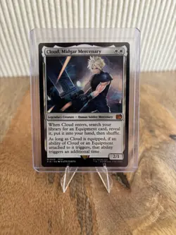 Cloud Midgar Mercenary Magic The Gathering Final Fantasy Card NM+ - Image 13