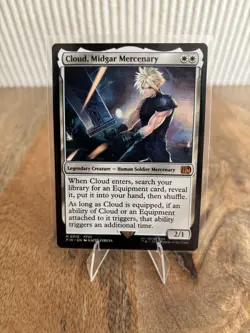 Cloud Midgar Mercenary Magic The Gathering Final Fantasy Card NM+ - Image 14