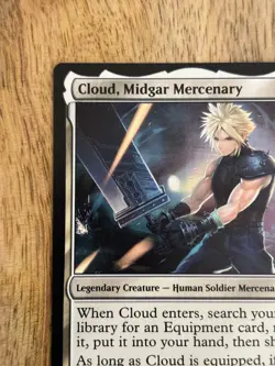 Cloud Midgar Mercenary Magic The Gathering Final Fantasy Card NM+ - Image 17