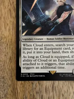 Cloud Midgar Mercenary Magic The Gathering Final Fantasy Card NM+ - Image 7