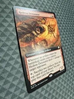 MTG Hedron Detonator #0118 Ext. Art R Commander: March of the Machine (MOC) - Image 2