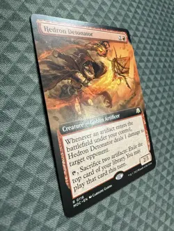 MTG Hedron Detonator #0118 Ext. Art R Commander: March of the Machine (MOC) - Image 6