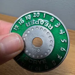 Magic The Gathering Reaper Miniatures Scrye Life Counter Crystal Ball hand 1995 - Image 7