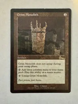 Grim Monolith / Urza's Legacy / Artifact / MP - Image 5