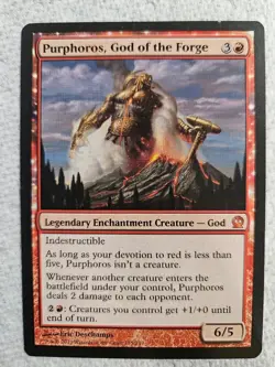 Enchantment Creature Purphoros, God of the Forge Mythic Regular - Image 3