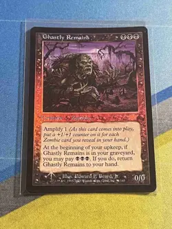 Magic the Gathering MTG Legions GHASTLY REMAINS Foil - Image 1