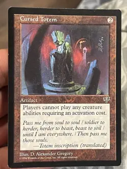Cursed Totem [Mirage] Very Lightly Played - Image 1
