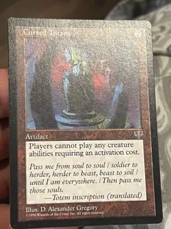 Cursed Totem [Mirage] Very Lightly Played - Image 4
