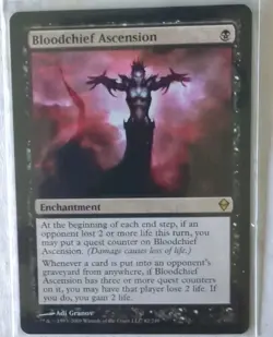 Bloodchief Ascension MTG Zendikar - Played - - Image 1
