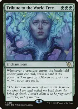 MTG TRIBUTE TO THE WORLD TREE EXC - TRIBUTE TO THE WORLD TREE 211 - MOM PP - Image 2