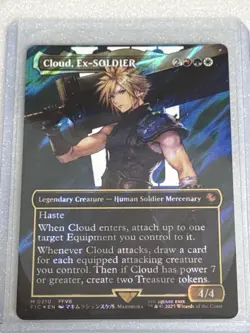 Magic The Gathering Final Fantasy Cloud Ex-Solider Surge Foil Borderless 🔥🔥 - Image 1