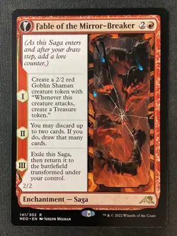MTG Kamigawa: Neon Dynasty #141 Fable of the Mirror-Breaker NM - Image 3