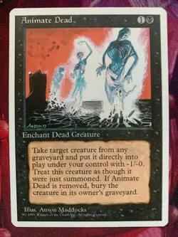 Animate Dead MTG Core Set 4th Edition Regular - Image 1