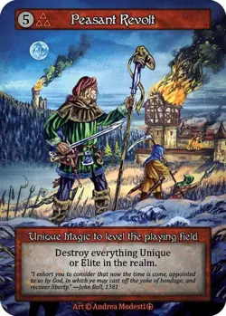 Sorcery Peasant Revolt Unique Non-Foil Arthurian Legends - Image 1