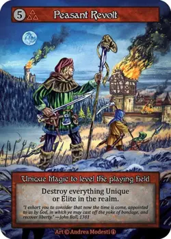 Sorcery Peasant Revolt Unique Non-Foil Arthurian Legends - Image 2