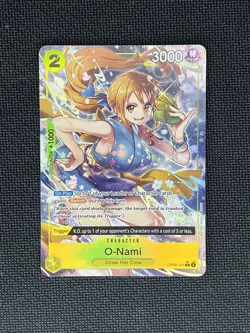 O-Nami Alt Art Rare OP06-101 English Wings of the Captain One Piece TCG Card - Image 1