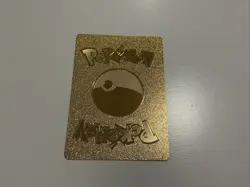 Pokemon Pikachu Mega Rayquaza 780hp Gold Foil Fan Art Card - Image 2