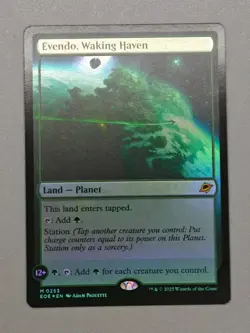 EVENDO, WAKING HAVEN Edge Of Eternities EOE Magic MTG FOIL - Image 1
