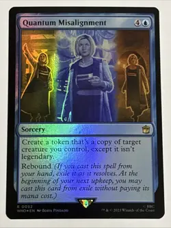 MTG Universes Beyond: Doctor Who Quantum Misalignment Foil 0052 NM Rare - Image 1