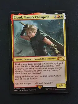 Cloud, Planet's Champion - MTG: Final Fantasy Foil Promo - Image 1