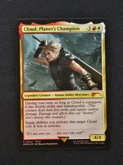 Cloud, Planet's Champion - MTG: Final Fantasy Foil Promo - Image 1