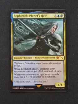 Sephiroth, Planet's Heir - MTG: Final Fantasy Foil Promo - Image 1