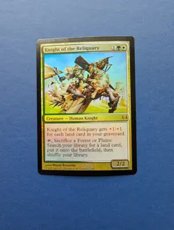 MTG Knight of Reliquary: Duel Decks: Knights vs Dragons FOIL #1 â€“ NM-MT - Image 1