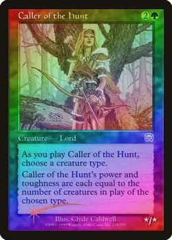 Caller of the Hunt FOIL Mercadian Masques PLD Green Rare MAGIC CARD ABUGames - Image 1