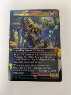 Vivi Ornitier Borderless Foil Final Fantasy Special Guest MTG NM Nice! - Image 1