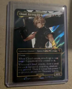 Magic MTG Final Fantasy Cloud, Ex-Soldier (SURGE FOIL) 0210 - Image 5
