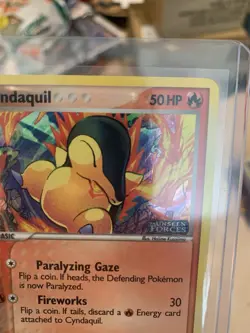 Cyndaquil [Reverse Holo] #54/115 - Pokémon Unseen Forces - Ungraded - Rare Card! - Image 2