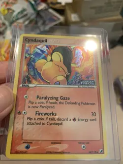 Cyndaquil [Reverse Holo] #54/115 - Pokémon Unseen Forces - Ungraded - Rare Card! - Image 3
