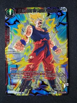 SS Son Goku the Legend Personified Gold Stamped Foil Dragon Ball Super Card NM - Image 2