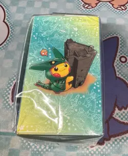 Pokémon Card SEALED Pikachu in the Rayquaza Poncho SLEEVES AND CARD BOX ONLY - Image 3