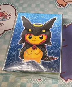 Pokémon Card SEALED Pikachu in the Rayquaza Poncho SLEEVES AND CARD BOX ONLY - Image 4