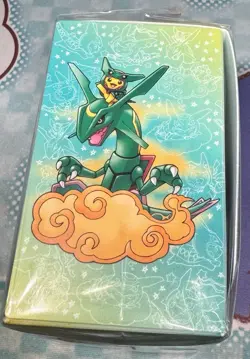 Pokémon Card SEALED Pikachu in the Rayquaza Poncho SLEEVES AND CARD BOX ONLY - Image 5