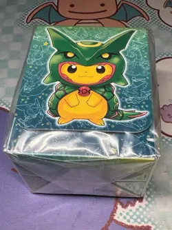 Pokémon Card SEALED Pikachu in the Rayquaza Poncho SLEEVES AND CARD BOX ONLY - Image 7