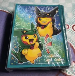 Pokémon Card SEALED Pikachu in the Rayquaza Poncho SLEEVES AND CARD BOX ONLY - Image 8