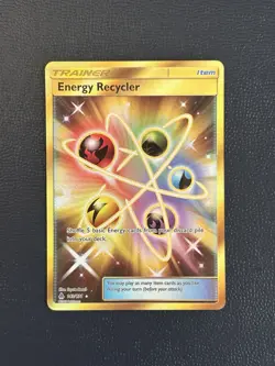 Energy Recycler - 143/131 - Pokemon Forbidden Light Sun Moon Secret Card NM - Image 1