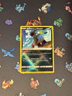 Pokémon Cards Radiant Sneasler 123/186 Holo Rare Lost Origin - (NM) - Image 1