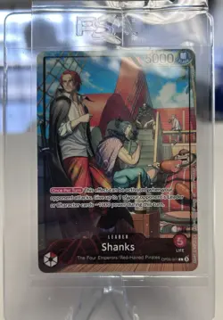 One Piece SHANKS OP09-001 - Promo Card PSA July 2025 SEALED - Image 1