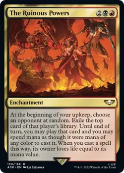 MTG The Ruinous Powers - Universes Beyond: Warhammer 40,000 (40K) Rare LP #139 - Image 1