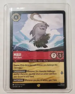 Maui - Half-shark Disney Lorcana Azurite Sea Legendary Non Foil Card #124 - Image 2