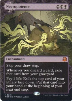 MTG: Wilds of Eldraine: Enchanting Tales: Necropotence: LP Condition - Image 1