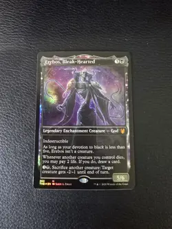 Erebos, Bleak-Hearted (Showcase) Theros Beyond Death Foil MTG NM Magic Card - Image 1