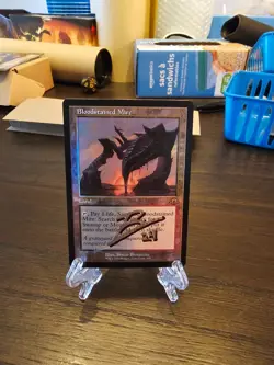MTG Modern Horizons 3 Bloodstained Mire Retro Frame Foil - Signed by the Artist - Image 1