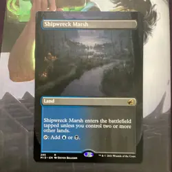 MTG Shipwreck Marsh (Borderless) Magic: The Gathering Midnight Hunt Rare #285 - Image 1